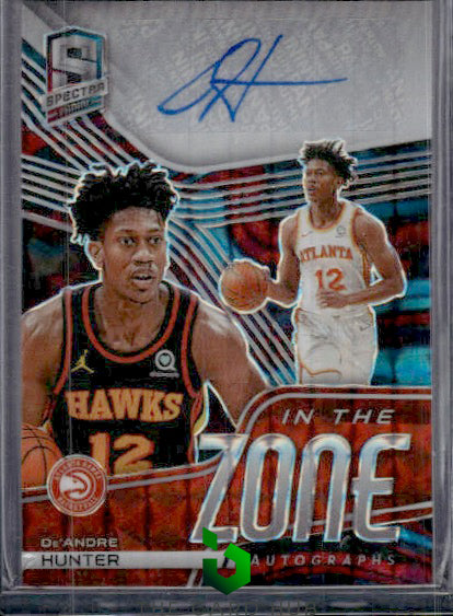 2020-21 Panini Spectra #ITZ-DAH De'Andre Hunter In The Zone Autographs #/25