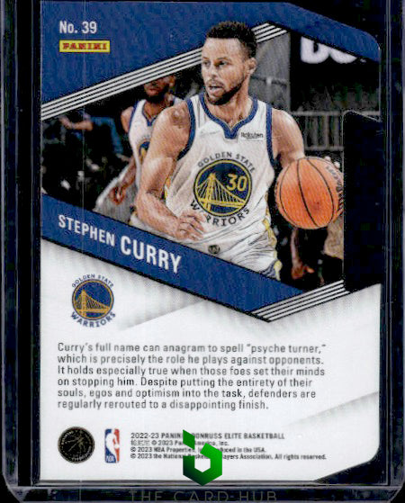 2022-23 Donruss Elite #39 Stephen Curry Spellbound Orange Die Cut