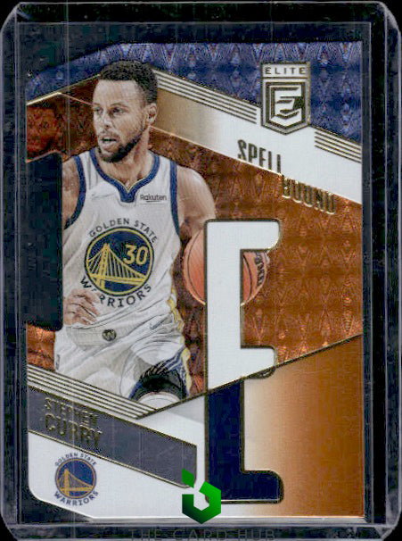 2022-23 Donruss Elite #39 Stephen Curry Spellbound Orange Die Cut