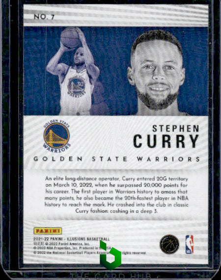 2021-22 Panini Illusions #7 Stephen Curry Intriguing Players