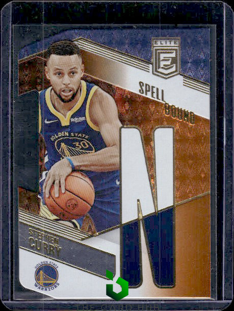 2022-23 Donruss Elite #40 Stephen Curry Spellbound Orange Die Cut