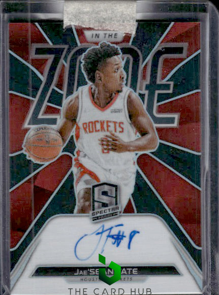 2021-22 Panini Spectra #ITZ-JAE Jae'Sean Tate In The Zone Autographs #/75