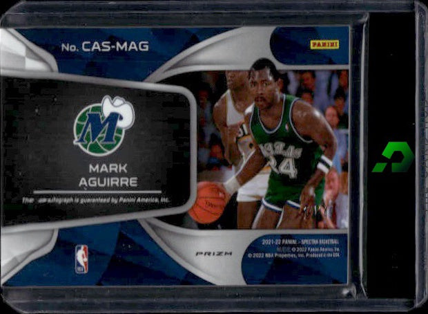 2021-22 Panini Spectra #CAS-MAG Mark Aguirre Catalysts Signatures Astral #/49