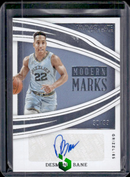 2021-22 Panini Immaculate Collection #MM-DMB Desmond Bane Modern Marks #/99