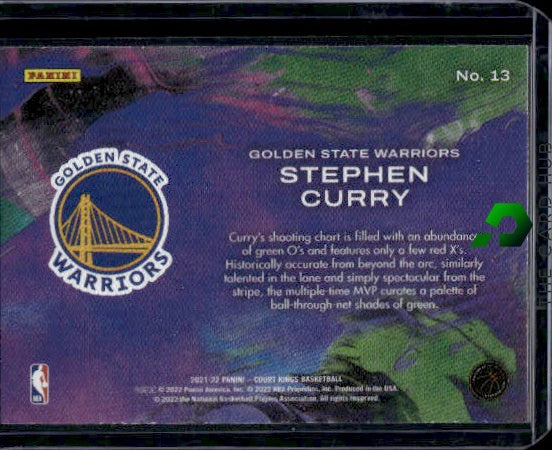 2021-22 Panini Court Kings #13 Stephen Curry Artistry in Motion