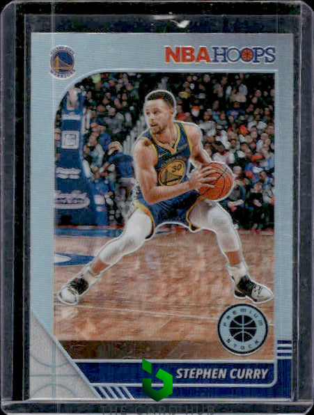 2019-20 Hoops Premium Stock #59 Stephen Curry Prizms Silver