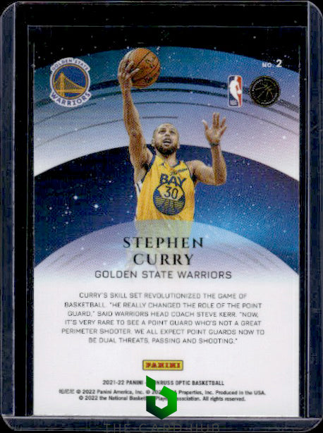 2021-22 Donruss Optic #2 Stephen Curry Star Gazing