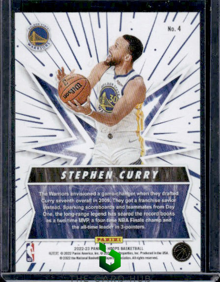 2022-23 Hoops #4 Stephen Curry Spark Plugs