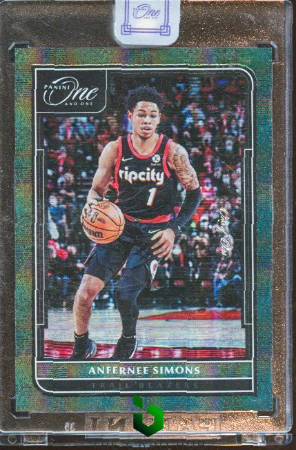 2021-22 Panini One and One #67 Anfernee Simons Black