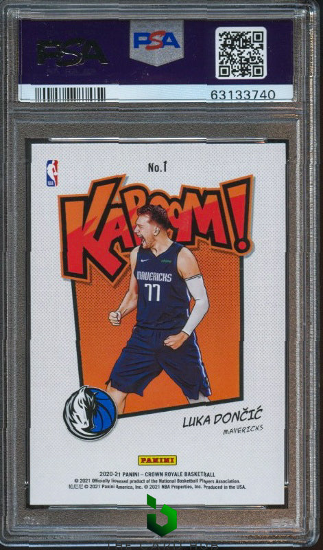 2020-21 Panini Crown Royale #1 Luka Doncic Kaboom! PSA 10