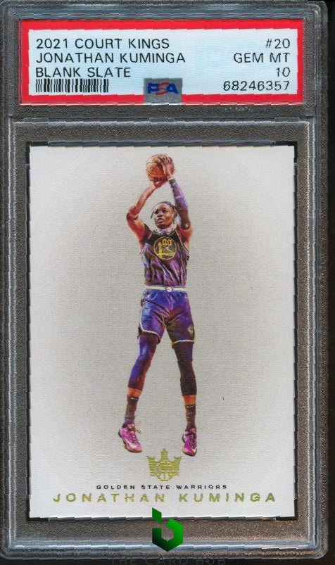 2021-22 Panini Court Kings #20 Jonathan Kuminga Blank Slate PSA 10 RC