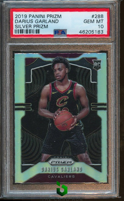 2019-20 Panini Prizm #288 Darius Garland Silver PSA 10 RC