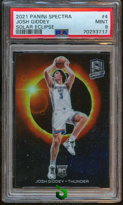 2021-22 Panini Spectra #4 Josh Giddey Solar Eclipse RC