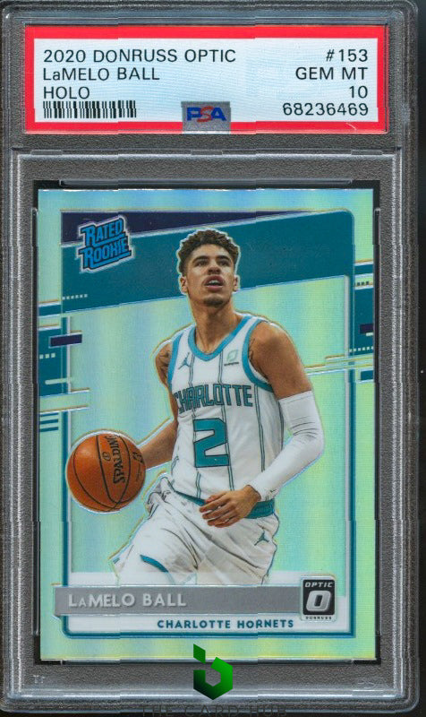 2020-21 Donruss Optic #153 LaMelo Ball Holo PSA 10 RC