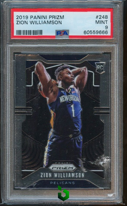 2019-20 Panini Prizm #248 Zion Williamson PSA 9 RC