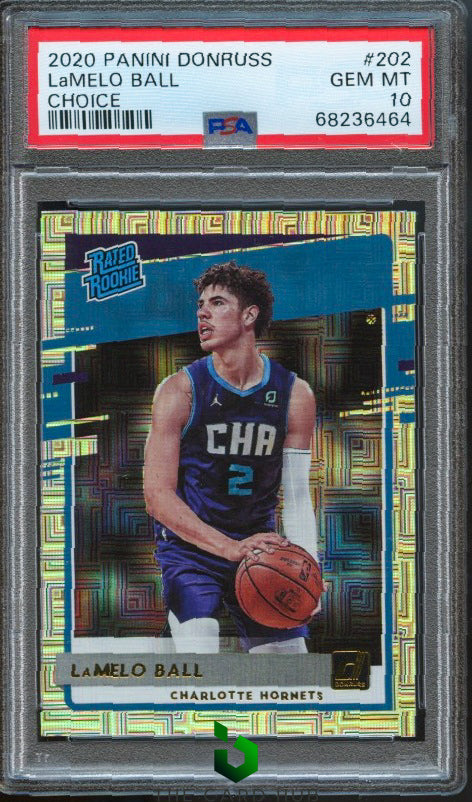 2020-21 Donruss #202 LaMelo Ball Choice PSA 10 RC