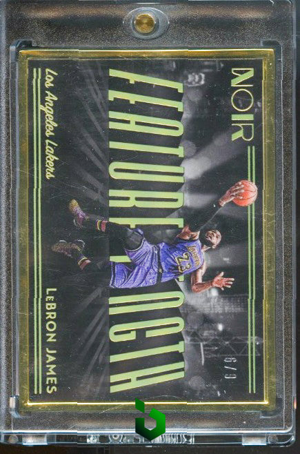 2018-19 Panini Noir #261 LeBron James FOTL Gold Frame