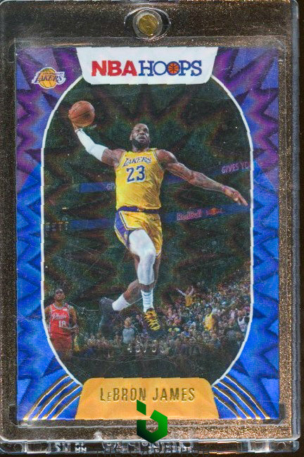 2020-21 Hoops #146 LeBron James Blue Explosion