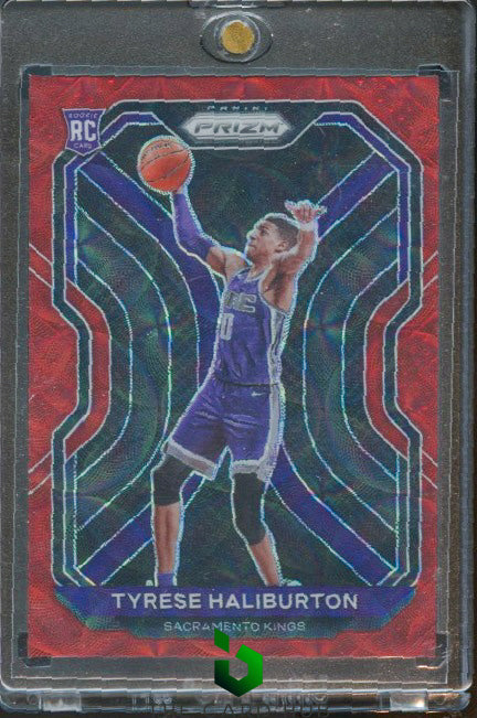 2020-21 Panini Prizm #262 Tyrese Haliburton Choice Red Prizms #/88 RC