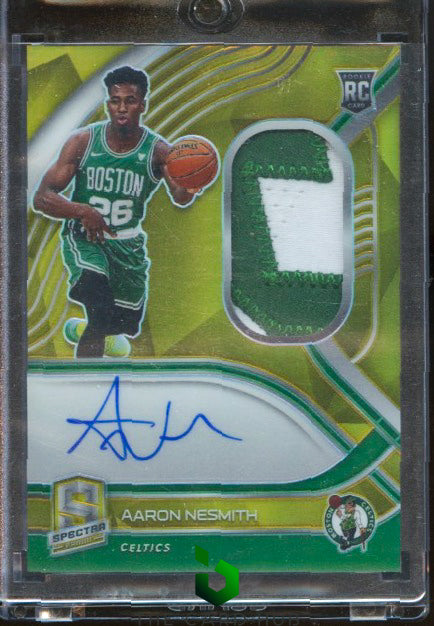 2020-21 Panini Spectra #177 Aaron Nesmith RPA Gold #/10 RC