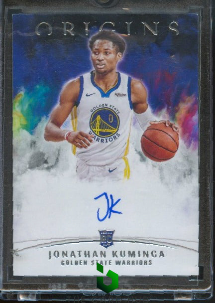 2021-22 Panini Origins #RA-KMG Jonathan Kuminga Rookie Autographs RC