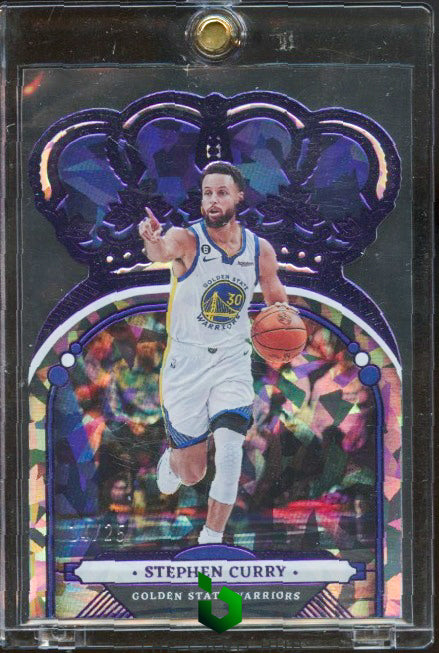 2022-23 Panini Crown Royale #45 Stephen Curry Crystal Purple #/25