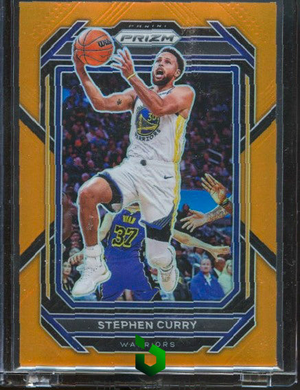 2022-23 Panini Prizm #101 Stephen Curry Prizms Orange #/49