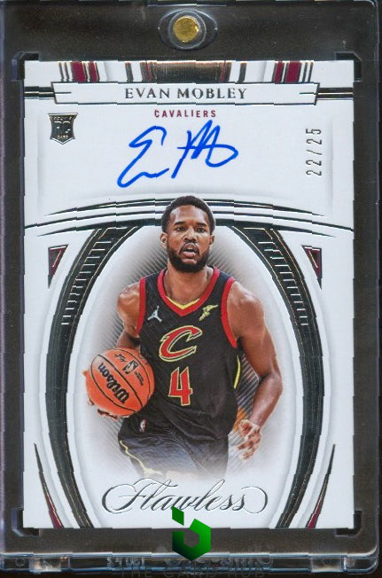 2021-22 Panini Flawless #FA-EVM Evan Mobley Flawless Autographs #/25 RC