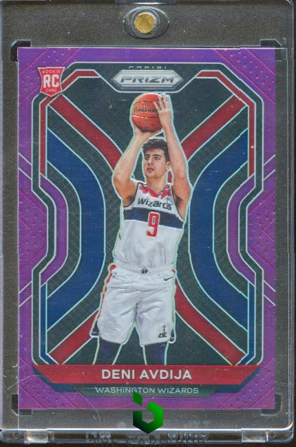 2020-21 Panini Prizm #290 Deni Avdija Purple Prizms #/99 RC