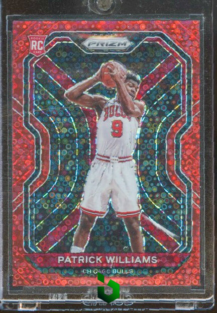 2020-21 Panini Prizm #288 Patrick Williams Fast Break Red Prizms #/125 RC