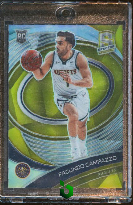 2020-21 Panini Spectra #146 Facundo Campazzo Gold #/10 RC