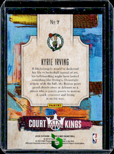 2018-19 Panini Court Kings #7 Kyrie Irving Renaissance Men