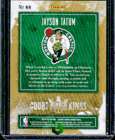 2018-19 Panini Court Kings #88 Jayson Tatum