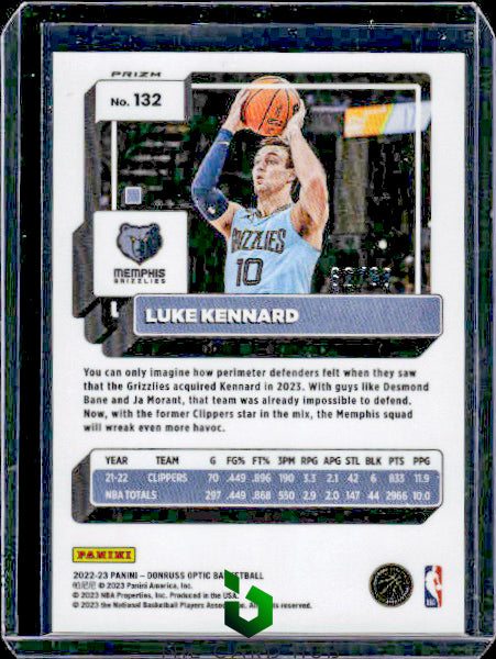 2018-19 Donruss Optic #120 Luke Kennard Choice Red #/88