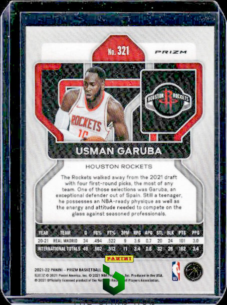 2021-22 Panini Prizm #321 Usman Garuba NBA 75th Anniversary