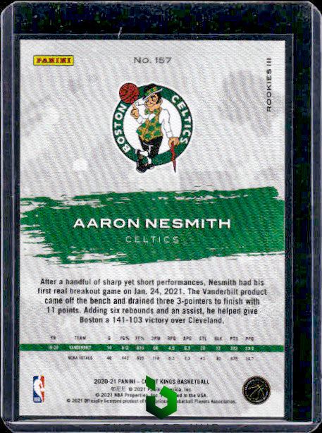 2020-21 Panini Court Kings #157 Aaron Nesmith Level 3 RC