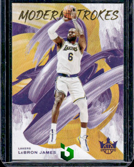 2021-22 Panini Court Kings #15 LeBron James Modern Strokes