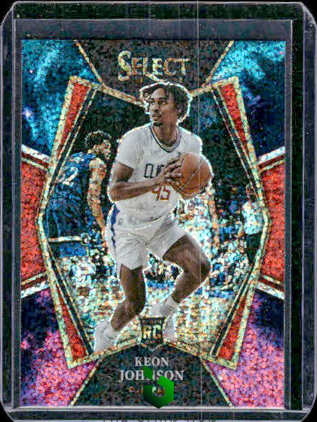 2021-22 Panini Select #115 Keon Johnson Cosmic Prizms RC