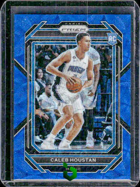 2022-23 Panini Prizm #269 Caleb Houstan Prizms Choice Blue #/49 RC