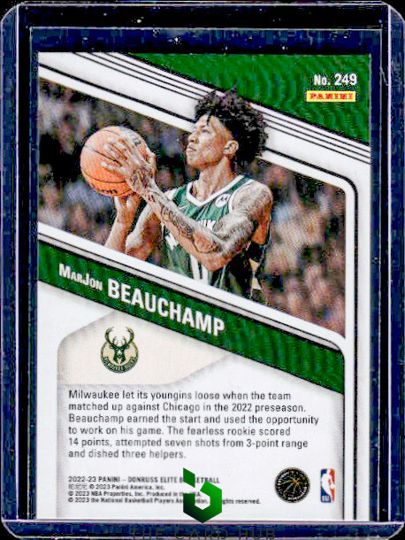 2022-23 Donruss Elite #249 MarJon Beauchamp RC