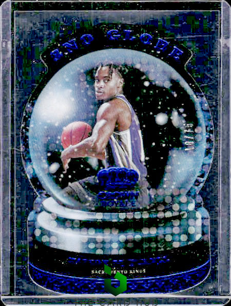 2021-22 Panini Crown Royale #30 Davion Mitchell Sno Globe Blue #/75 RC