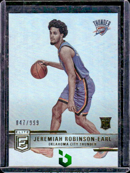 2021-22 Donruss Elite #212 Jeremiah Robinson-Earl #/999 RC