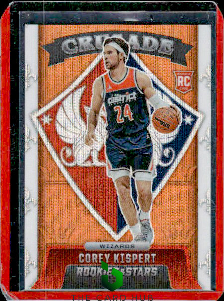 2021-22 Panini Chronicles #638 Corey Kispert Orange Wave #/75 RC