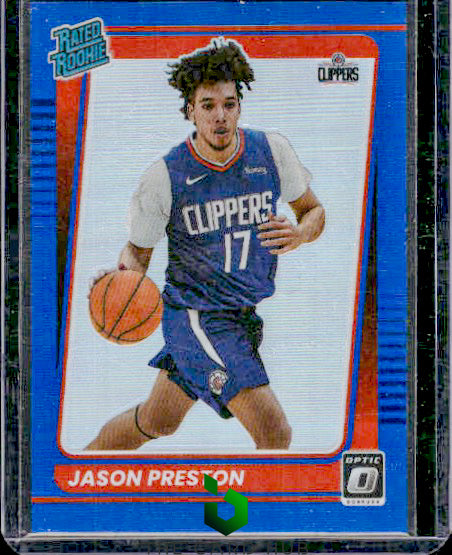 2021-22 Donruss Optic #160 Jason Preston Blue #/59 RC