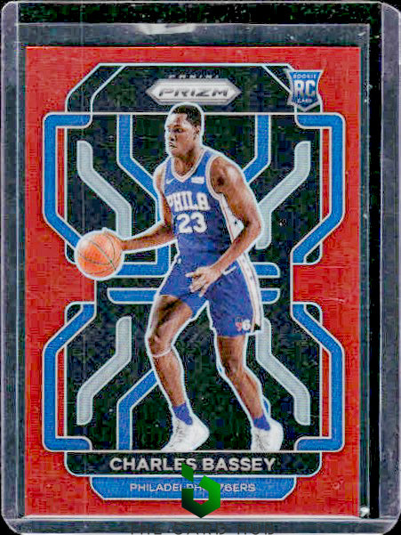 2021-22 Panini Prizm #304 Charles Bassey Red #/299 RC