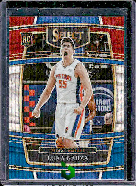 2021-22 Panini Select #22 Luka Garza Tri-Color Prizms RC