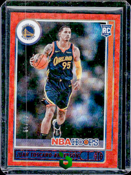 2021-22 Hoops #248 Juan Toscano-Anderson Hyper Red #/99 RC