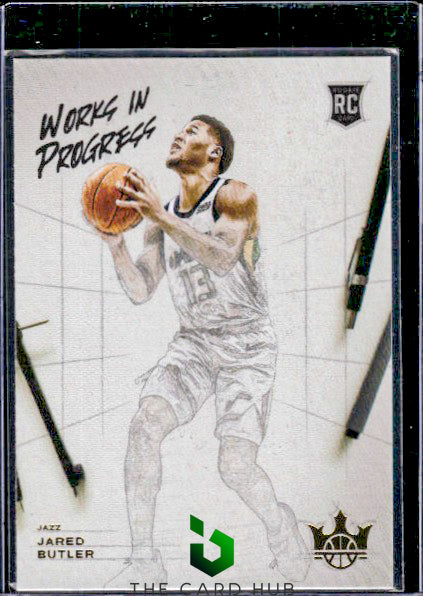 2021-22 Panini Court Kings #28 Jared Butler Works in Progress RC