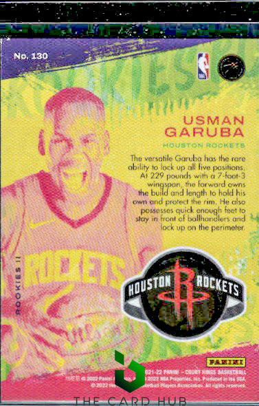 2021-22 Panini Court Kings #130 Usman Garuba Level 2 RC