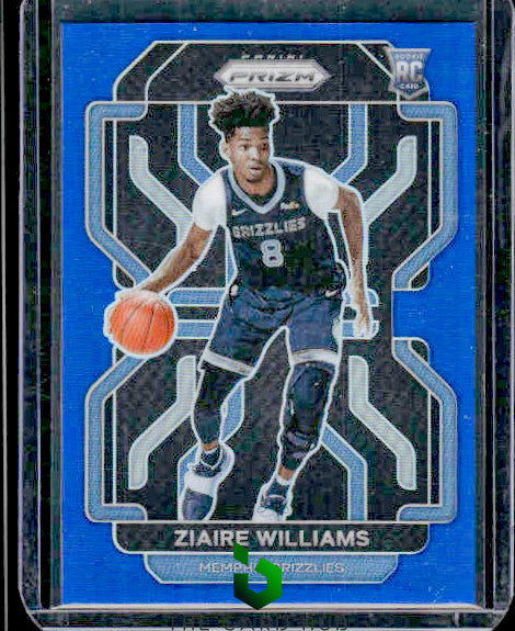 2021-22 Panini Prizm #313 Ziaire Williams Blue #/199 RC